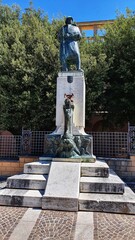Memorial monument of Trevi, Umbria, Italy