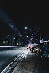 manila street at night