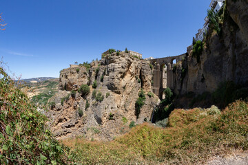 Fototapeta na wymiar the charming town of Ronda in Spain