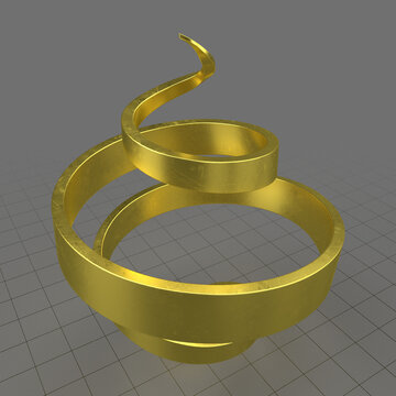 Spiral ribbon