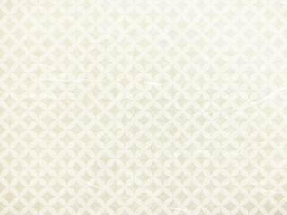 七宝模様の和紙テクスチャ背景素材