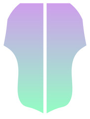 geometric coloful logo, abstract vector design