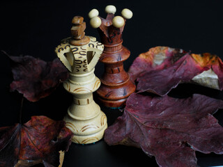 chess game concept for competition idea and strategy