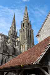 notre-dame cathedral in sées in normandy (france)