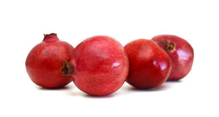 pomegranate isolated on the white background 