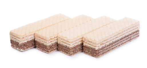 Group of multilayer waffles isolated