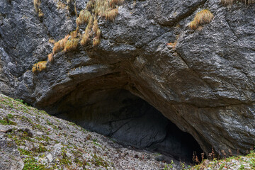 Entrance of a big cave