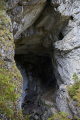 Entrance of a big cave