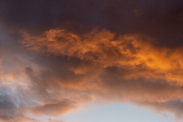 Fototapeta na wymiar Sunset Clouds in the Sky