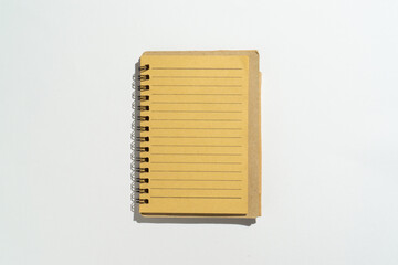 A notebook with a copy space