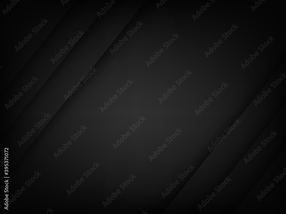 Poster abstract vector background with dark paper layers and shadow