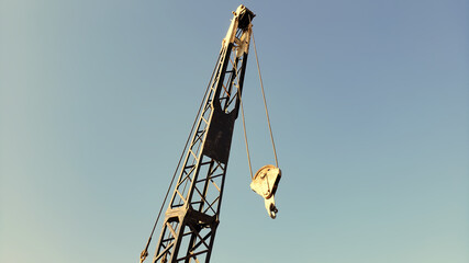 Naklejka premium crane