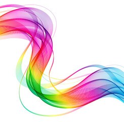 Abstract colorful background wave flow Vector wave