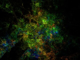 Imaginatory fractal background Image