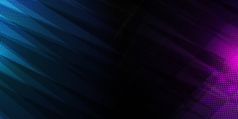 Abstract game background with blue pink light. Suit for e-sport and gaming competitiong. 