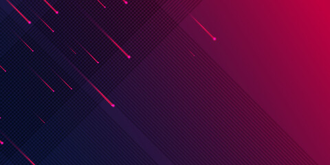 Abstract red purple background with geometric shape element for game background or presentation backgorund © Roisa