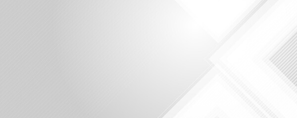 Obraz premium Modern white gray abstract web banner background creative design