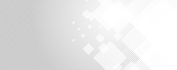 Obraz premium Modern white gray abstract web banner background creative design
