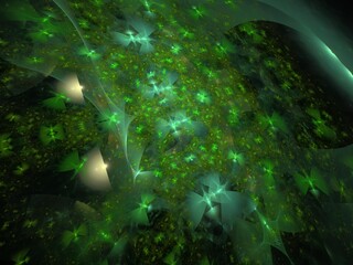 Imaginatory fractal background Image