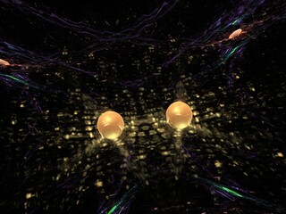Imaginatory fractal background Image