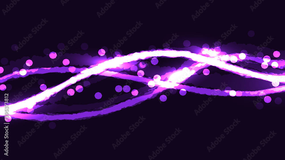 Poster purple abstract digital high-tech magical cosmic energy bright colorful motley light-shining texture