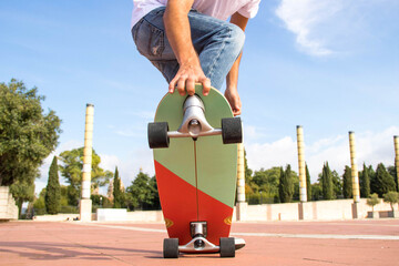 Skater with Longboard