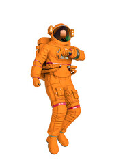 astronaut checking air