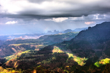 Simien mountains national park, Ethiopia