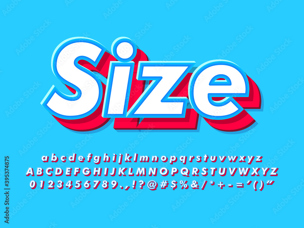 Poster nice and simple text effect