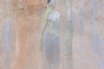abstract old plaster texture with cracked street wall