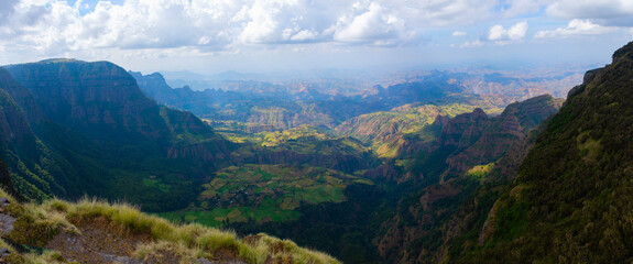Fototapeta na wymiar Simien mountains national park, Ethiopia