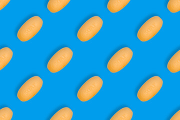 Seamless patterns. Soap seamless pattern. Soap background.