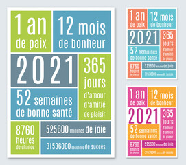 2021-Carte de v&oelig;ux, mois, semaines, heures-1