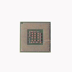 cpu electrical circuit chip isolate on white background