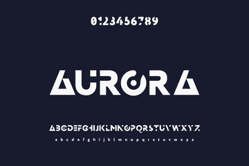 alphabet font, typography vector,  letters and numbers white and black style