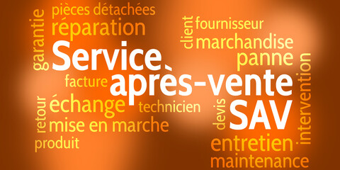 Nuage de Mots Service Après-vente v7