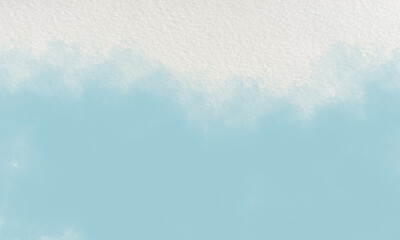 bluebell watercolor background on white canvas