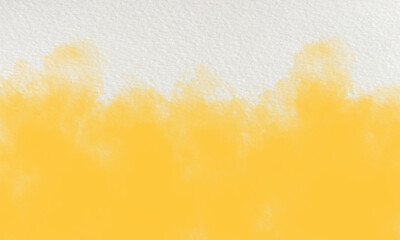 marigold watercolor background on white canvas