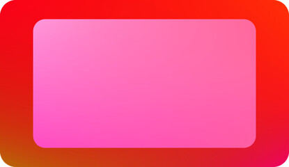 Vector frame editable web design backgrounds. Gradient colors horizontal banner mockup, creative yellow and red colours design with blank framework 