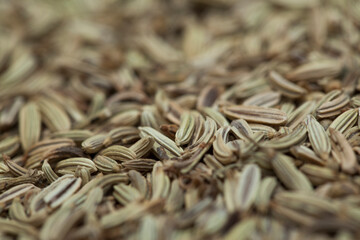 Close-up anise background, low depth of field.
