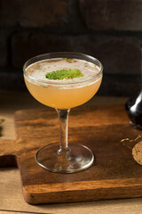 Boozy Refreshing Old Cuban Cocktail