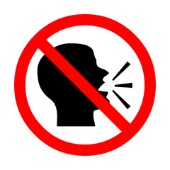 No talking sign 