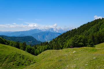 Obraz premium Struska mountain in Slovenian alps