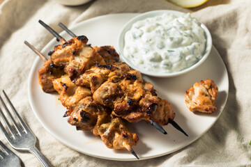 Homemade Grilled Chicken Kebabs