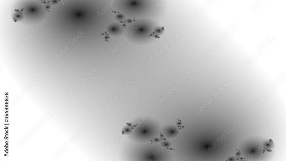 Poster mask of blended fractal transition pattern moving to centre
