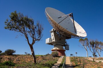 OTC The Big Dish telescope at Carnarvon Space and Technology Museum in Western Australia