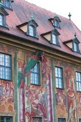 City hall in Bamberg, Germany. UNESCO world heritage. Timbered house.