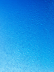 Wet blue surface