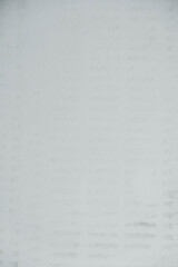 White dirty paper as background texture image. Top view. Copy, empty space for text