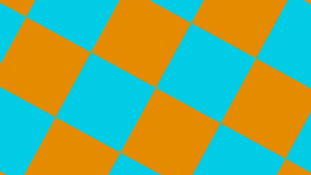 Bouncing Above Over Chequerboard Check Pattern